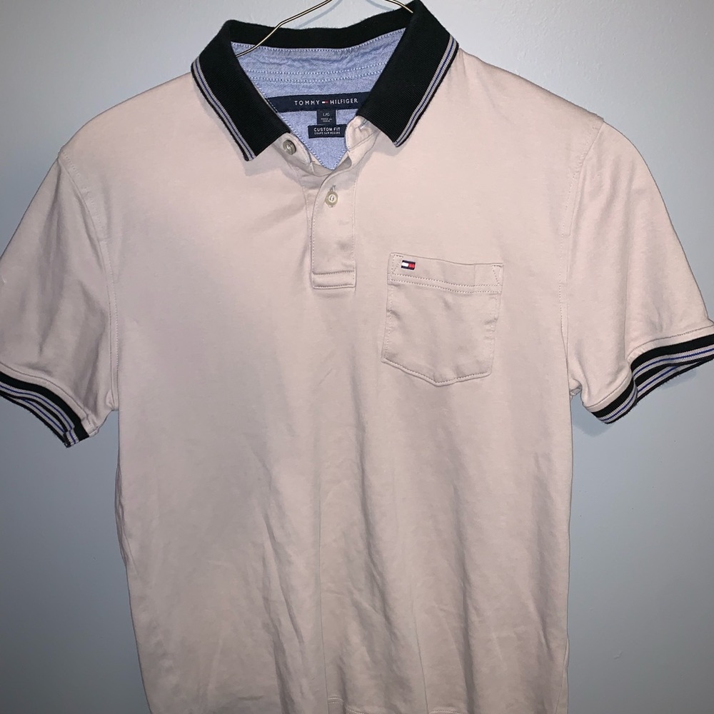 Vintage Tommy Hilfiger Off-white Polo
